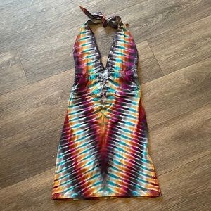 Tiedye Halter Dress